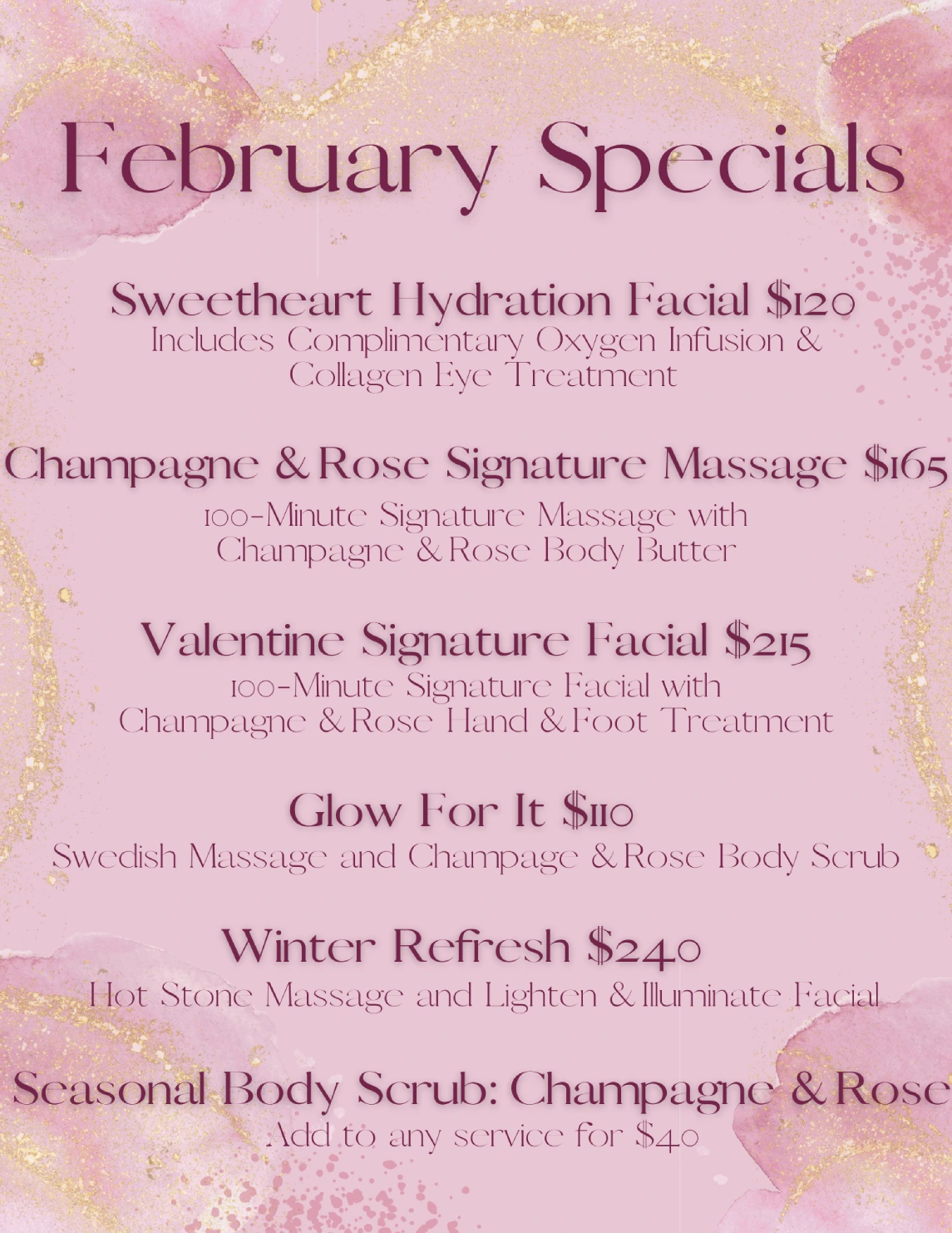 February Specials 2024